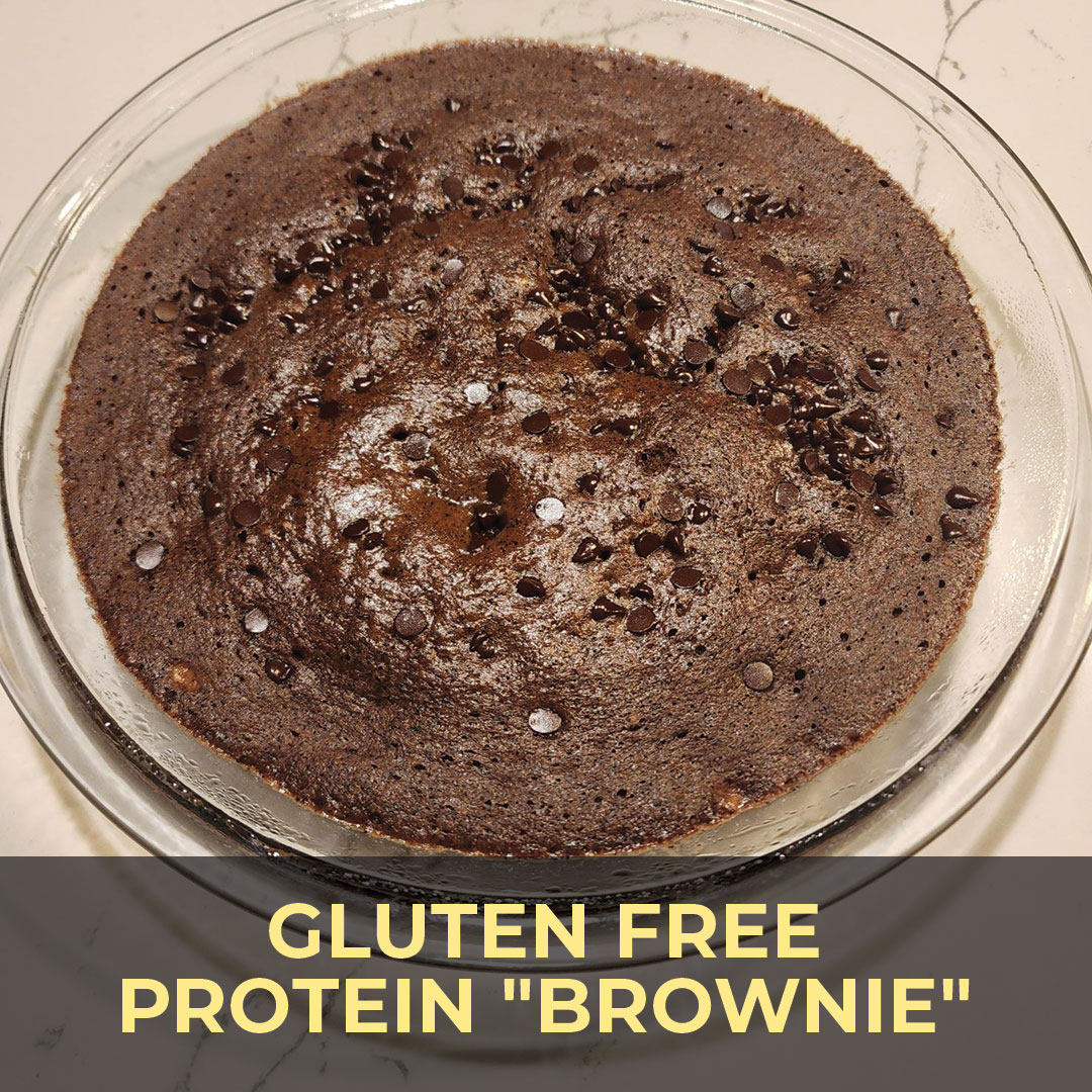 Gluten Free Protein “Brownie”